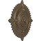 Ekena Millwork Haylynn Ceiling Medallion (Fits Canopies up to 1 1/4"), 29 1/8"OD x 1 1/4"ID x 4"P, Warm Silver CM29HYWSS - alternate 4